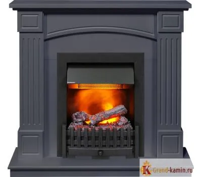 Каминокомплект Dimplex Boston (серый графит)+Danville Black (Бостон)