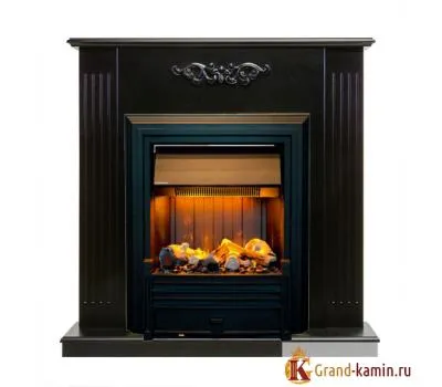 Электрический камин Lumsden венге с очагом Brookline Black: создайте уют в вашем доме!